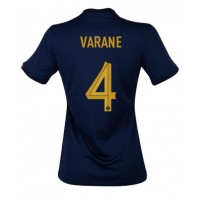Frankreich Raphael Varane #4 Heimtrikot Frauen WM 2022 Kurzarm
